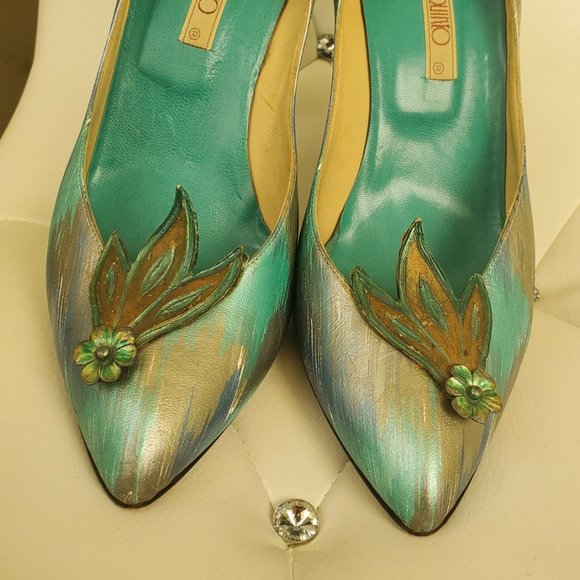 Quinto Lanzolab hand painted Unique designer shoes - Picture 2 of 13